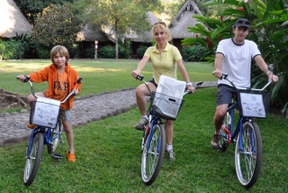  Marcher en famille 